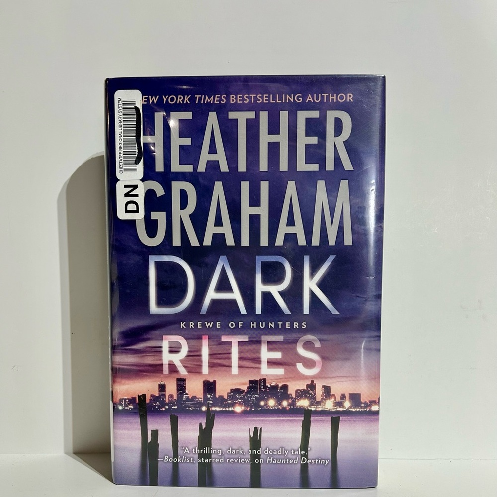 Dark Rites Heather Graham Krewe Hunters Hardcover Book 2017 Dust Jacket Fiction